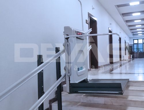 35.735.1250 Katlanabilir Düz Merdiven Tipi Engelli Platformu